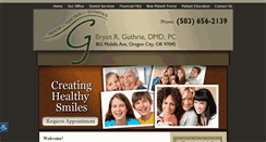 Desktop Screenshot of guthriedmd.com